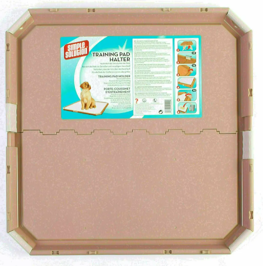 Simple Solution Puppy Training Pads Houder - 53x53cm - Roze - afbeelding 3 van 4