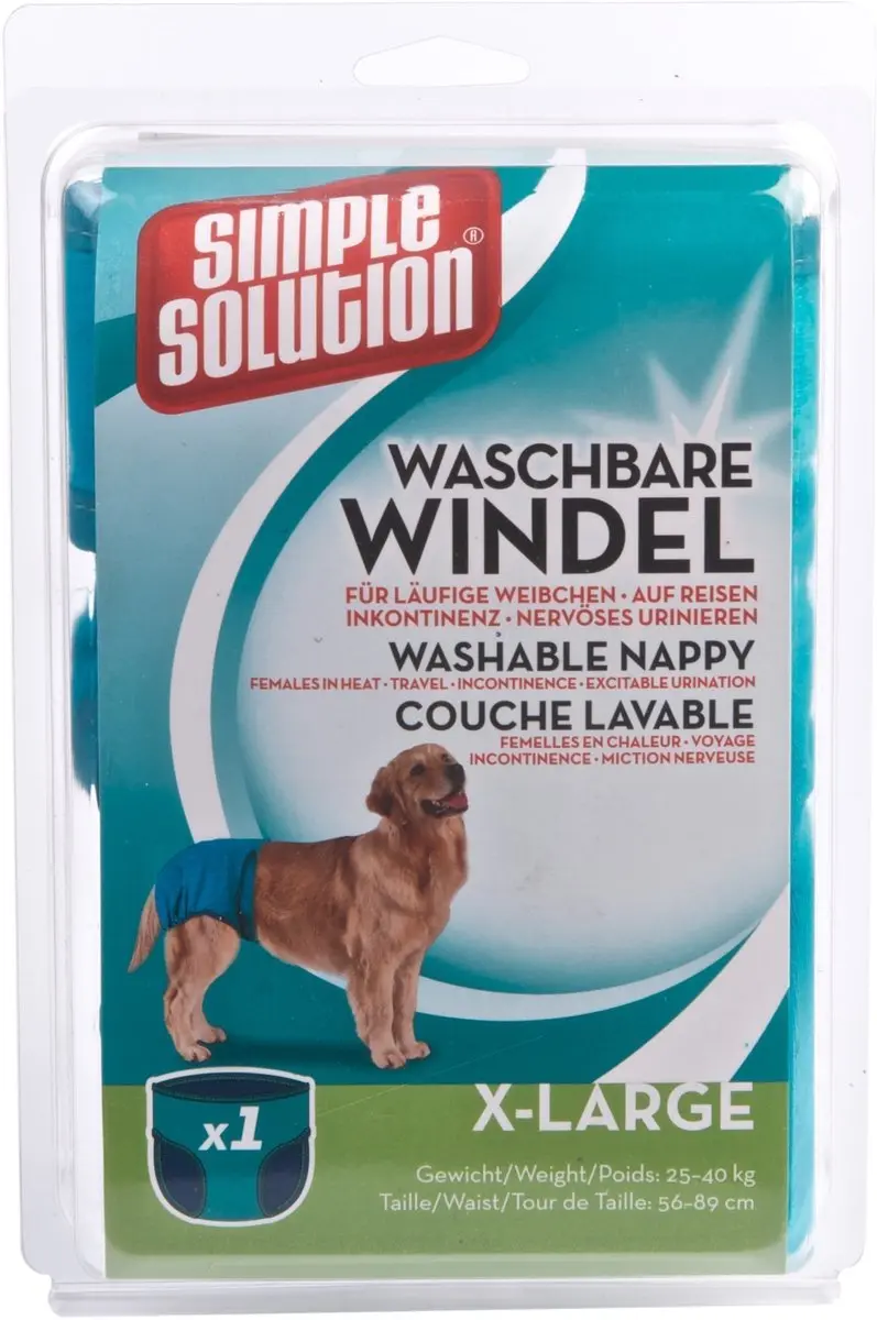 Simple Solution Wasbaar Hondenbroekje