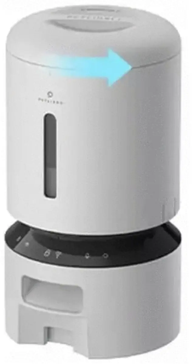 PETLIBRO Granary WiFi Automatische Voerbak 5L - Wit - afbeelding 4 van 6