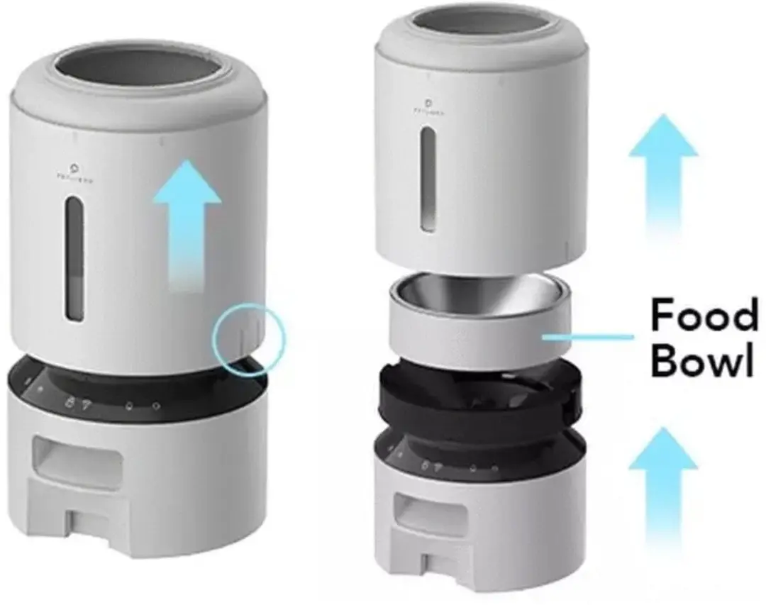 PETLIBRO Granary WiFi Automatische Voerbak 5L - Wit - afbeelding 2 van 6