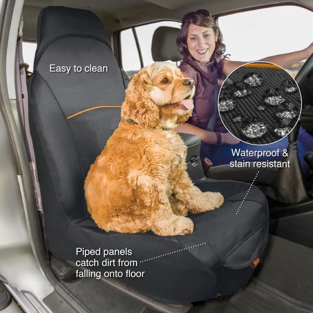 Kurgo Rover Autostoelhoes voor honden - Zwart - afbeelding 2 van 6