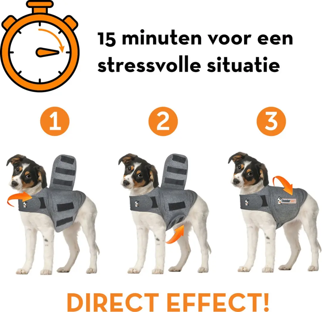 Thundershirt Kalmerend Vest voor Honden - Grijs - XL - afbeelding 5 van 6