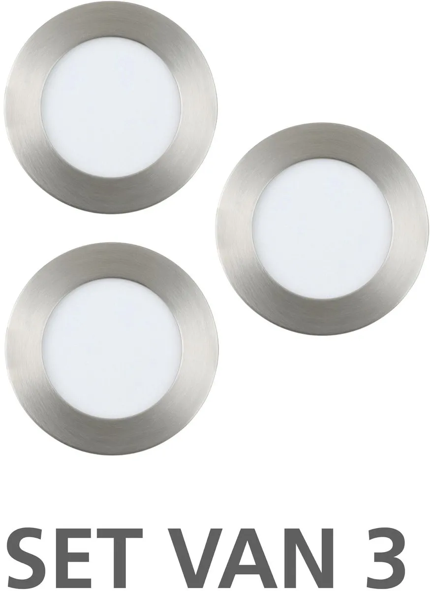 EGLO connect.z Fueva 6-Z Smart Inbouwspot - Ø8.8cm Grijs - RGB & Wit - Zigbee