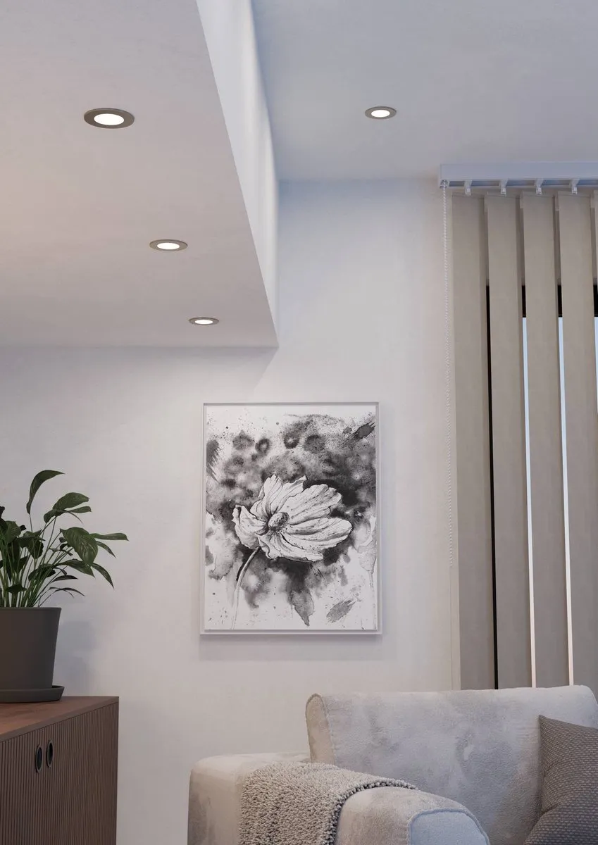 EGLO connect.z Fueva 6-Z Smart Inbouwspot - Ø8.8cm Grijs - RGB & Wit - Zigbee