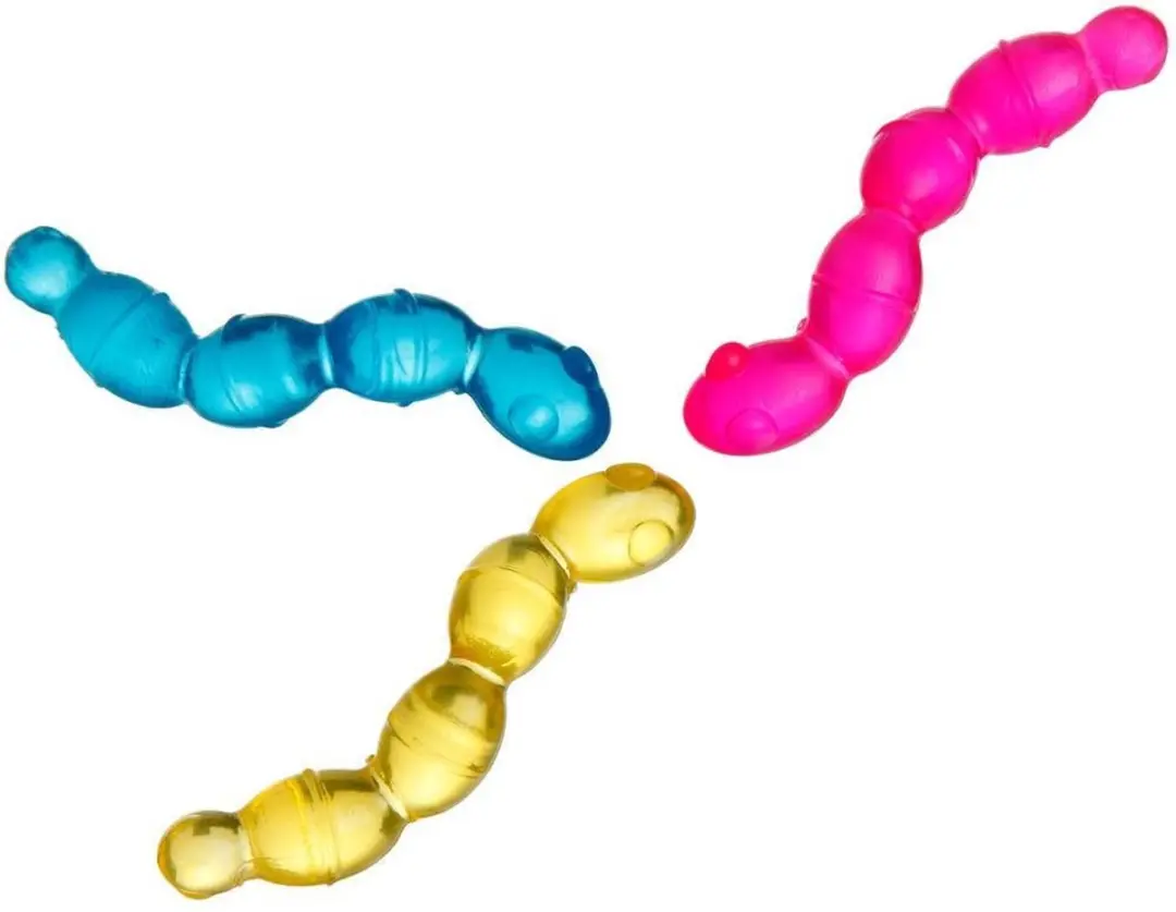 Good4fun 1 stuk cat toy snake with catnip assort. colours 4cm