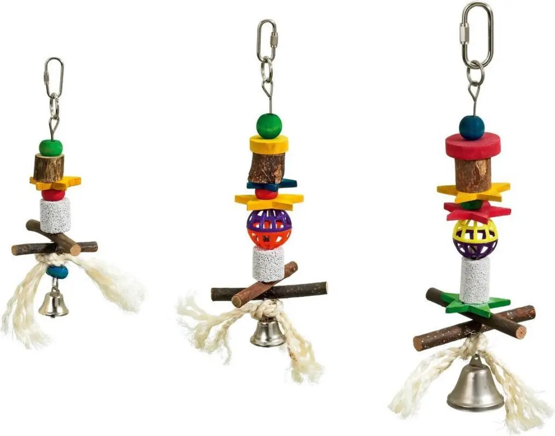 Lava-wood-bell large, 32 cm bird´s world