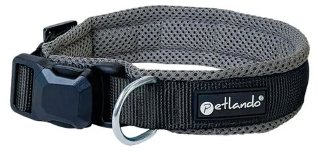 Petlando Magnetech Halsband XL Antraciet/Zwart