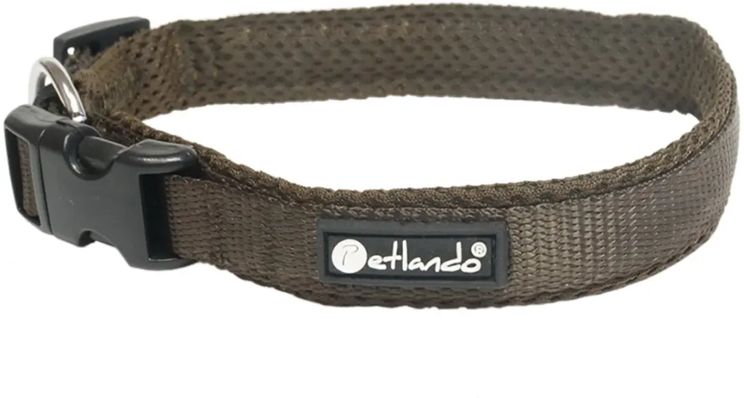 Petlando Hondenhalsband Mesh Mokka