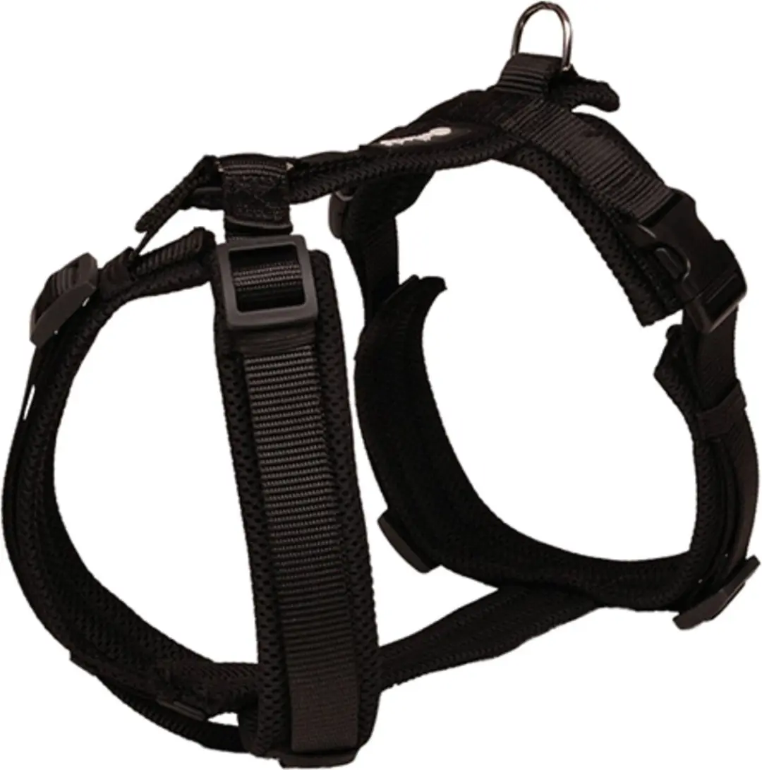 Petlando Y-Tuig Mesh Hondenharnas - Zwart - XL - afbeelding 2 van 2