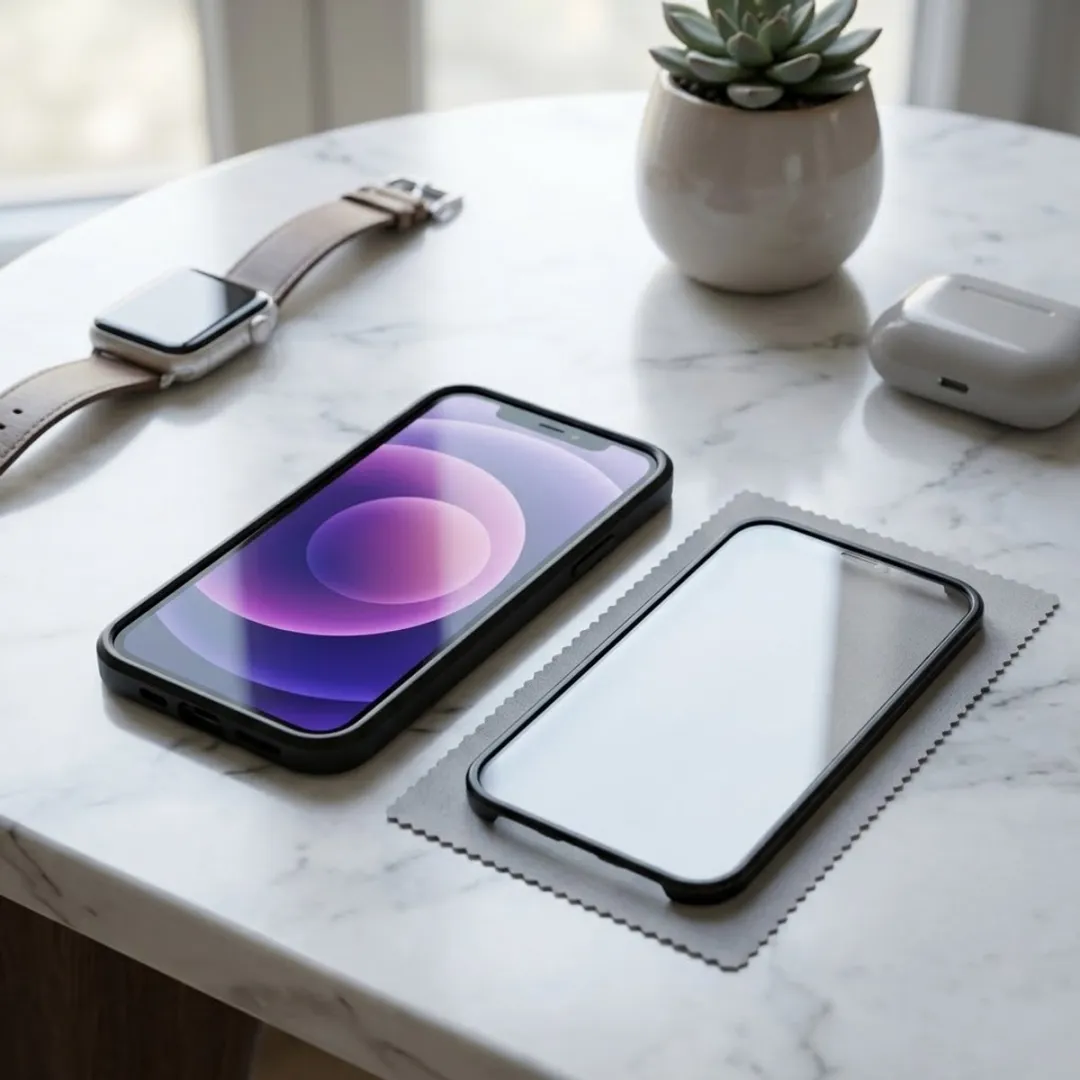 NUVEX iPhone 11 Hoesje - Zwart Transparant