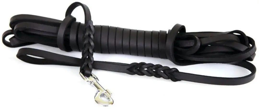 Dingo Trainingslijn Leer Soft 0,8 cm x 5 m
