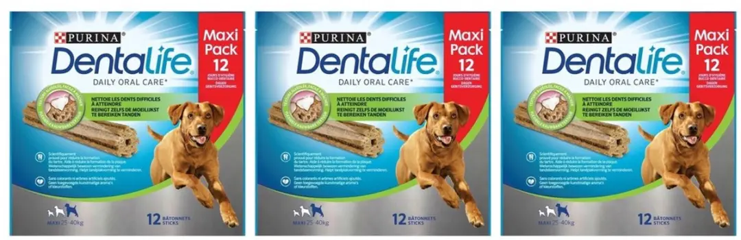 3x Purina Dentalife Daily Oral Care Large Loyalty Pack