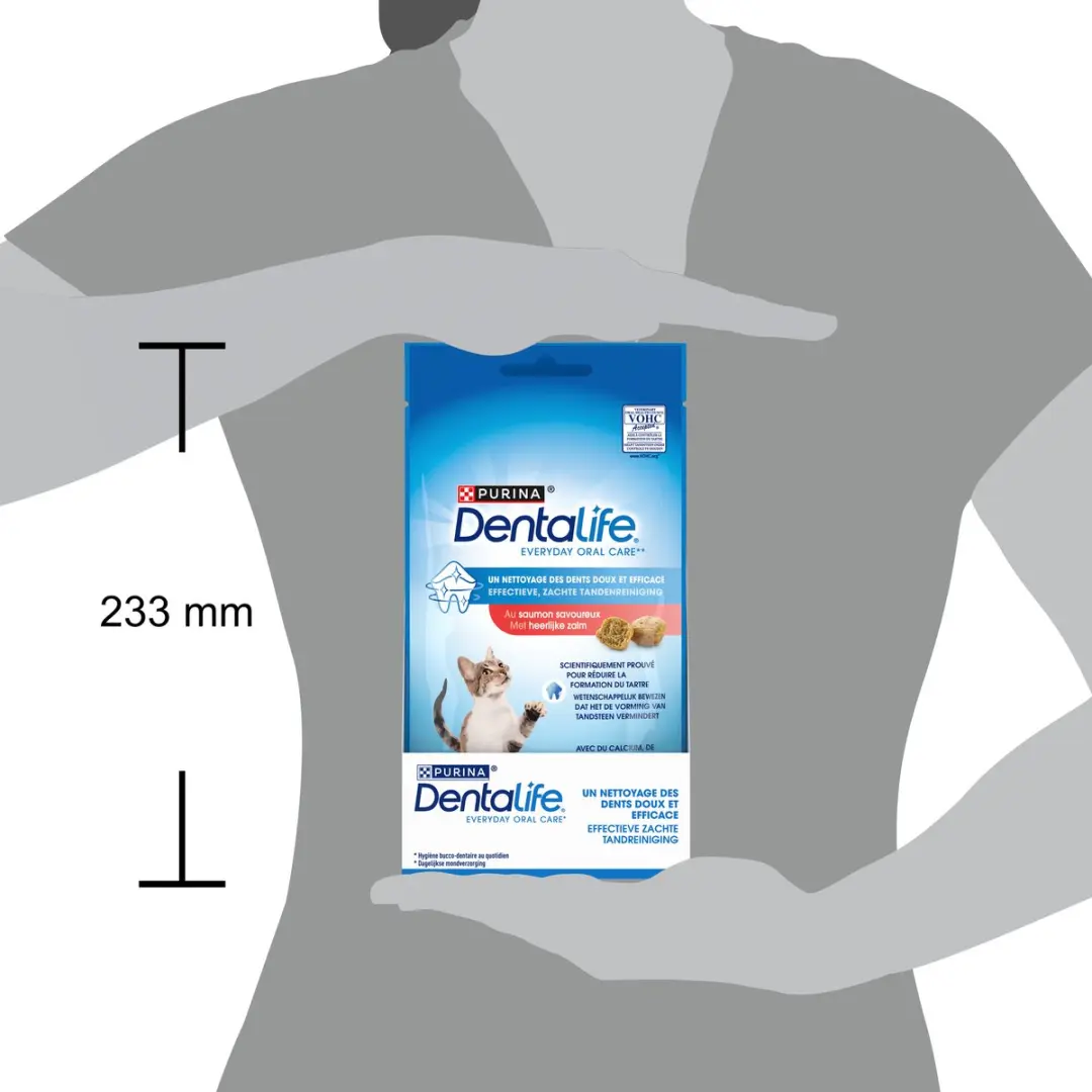 Dentalife Kattensnacks Zalm - 8 x 40g - afbeelding 5 van 6