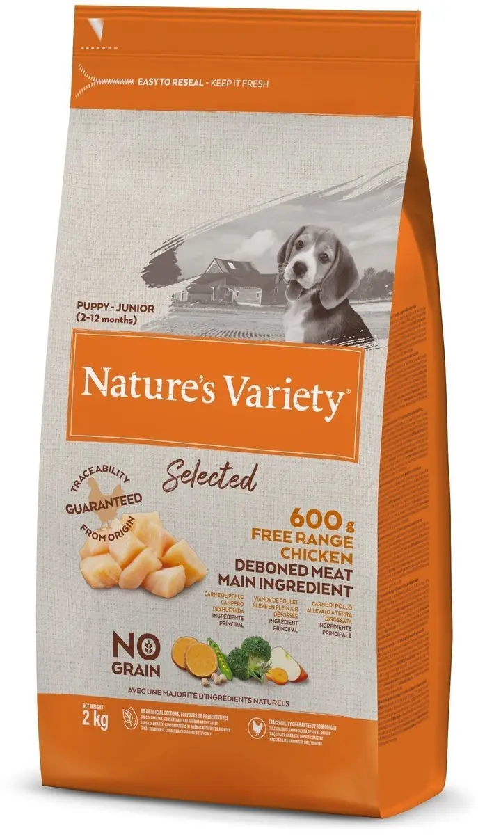 Natures variety selected junior free range chicken
