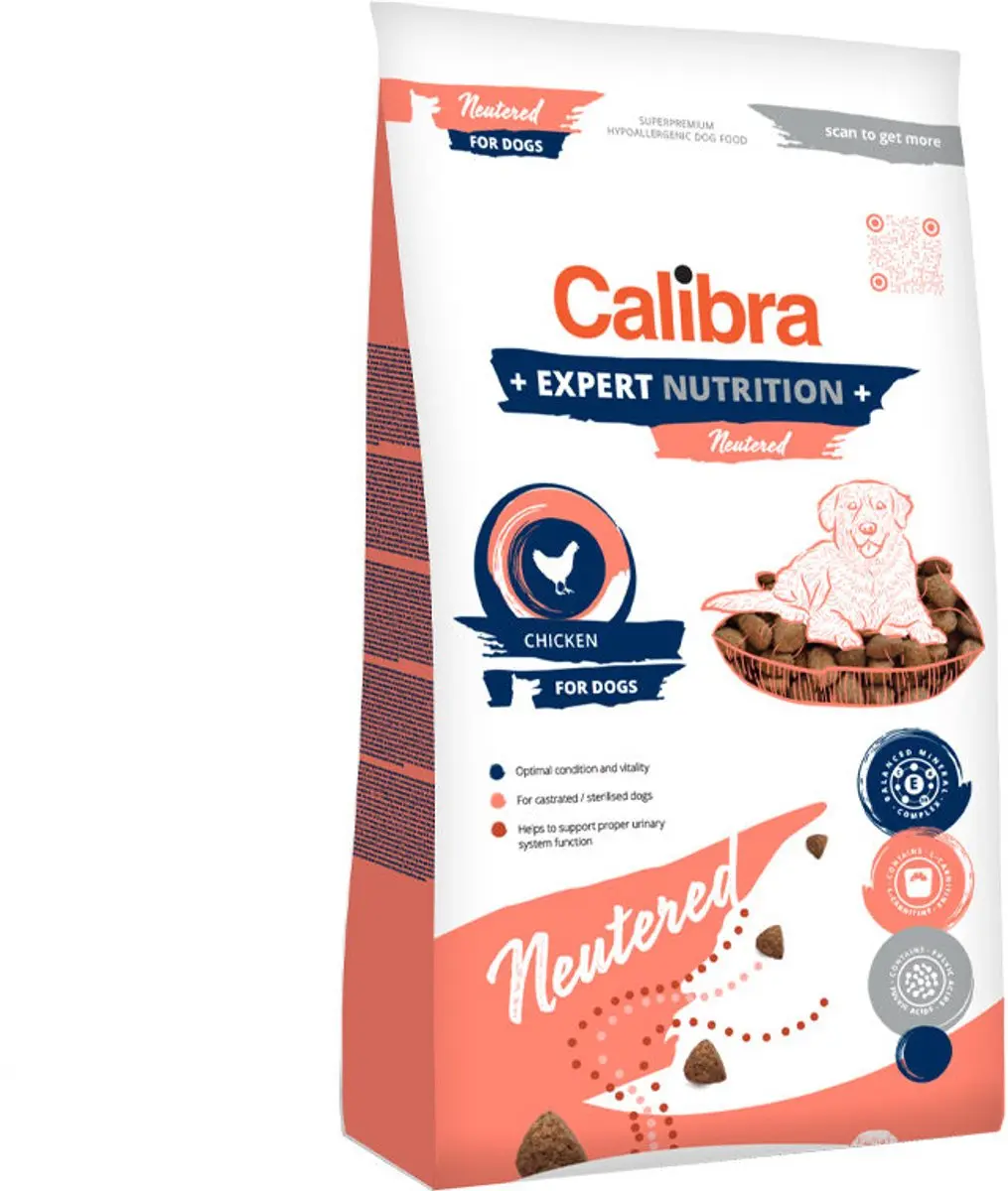 Calibra Expert Nutrition Neutered hondenvoer - Kip & Rijst 7kg - afbeelding 2 van 2