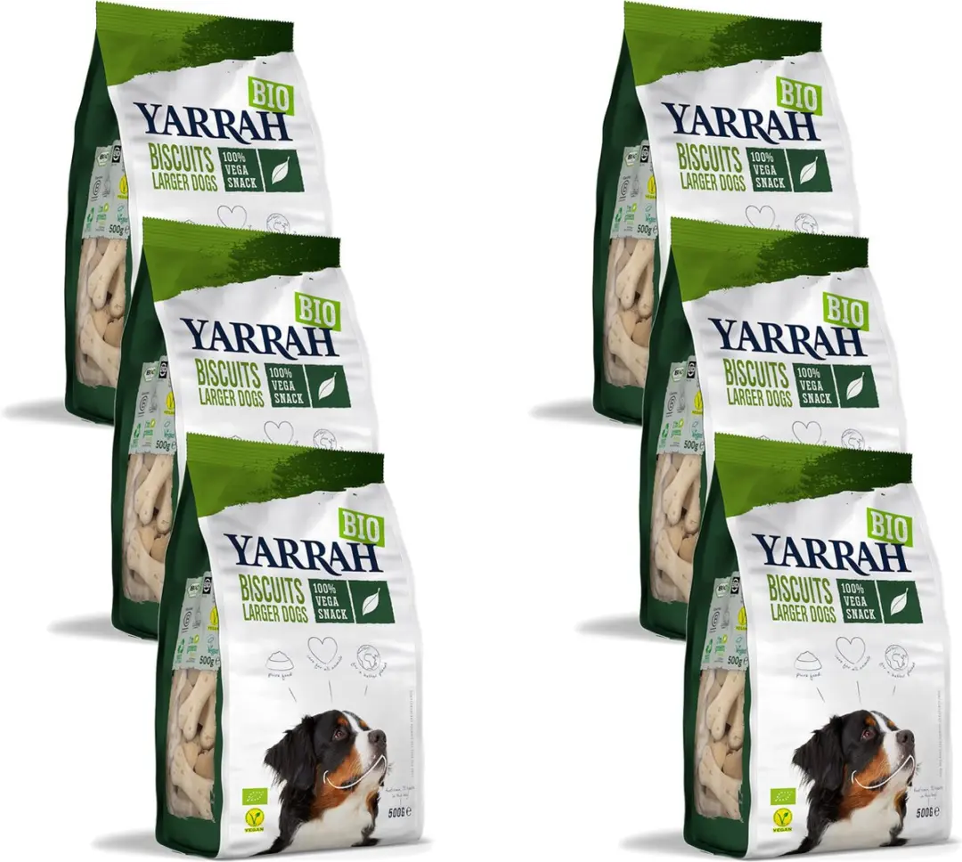 Yarrah Bio Biscuits Larger Dogs Vegetarisch