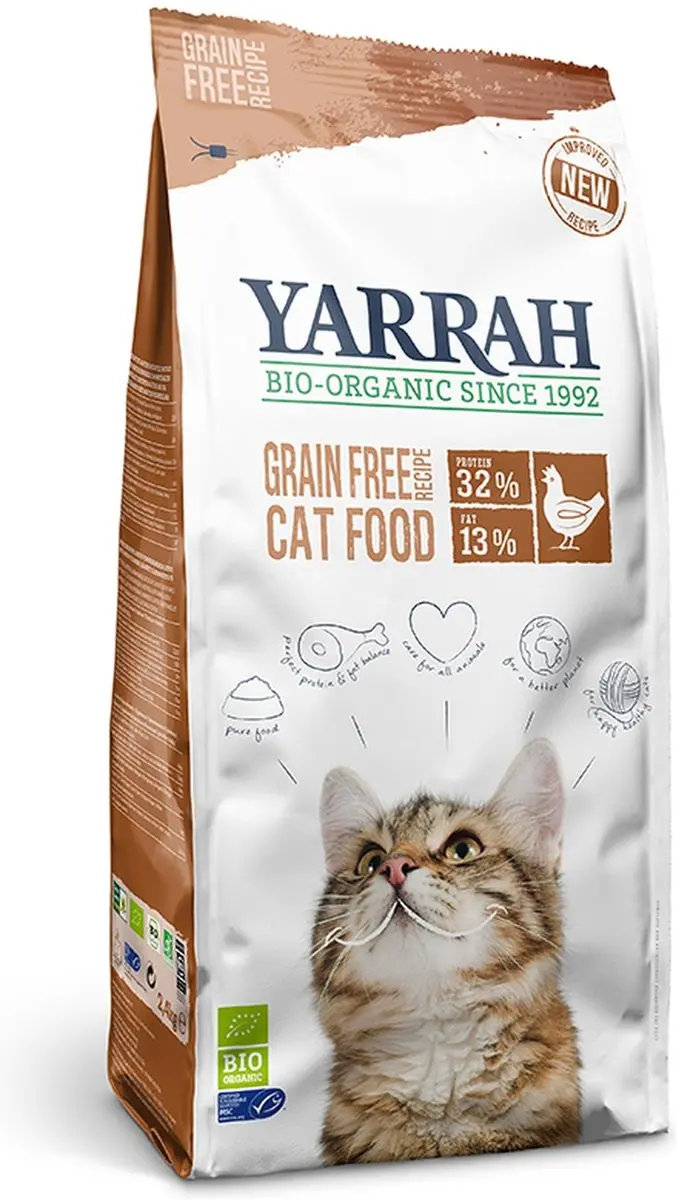 Yarrah Bio Graanvrij Kattenvoer - 800g - afbeelding 6 van 6