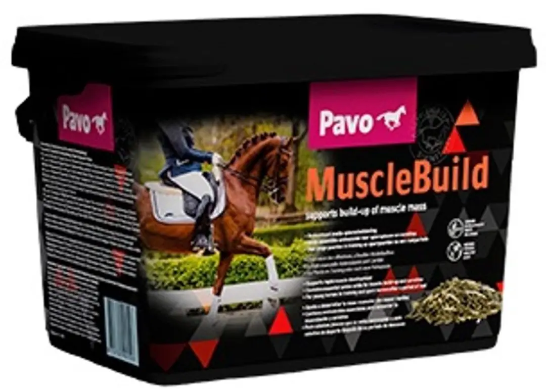 Pavo MuscleBuild II Voedingssupplement Paard - 3kg - afbeelding 2 van 6