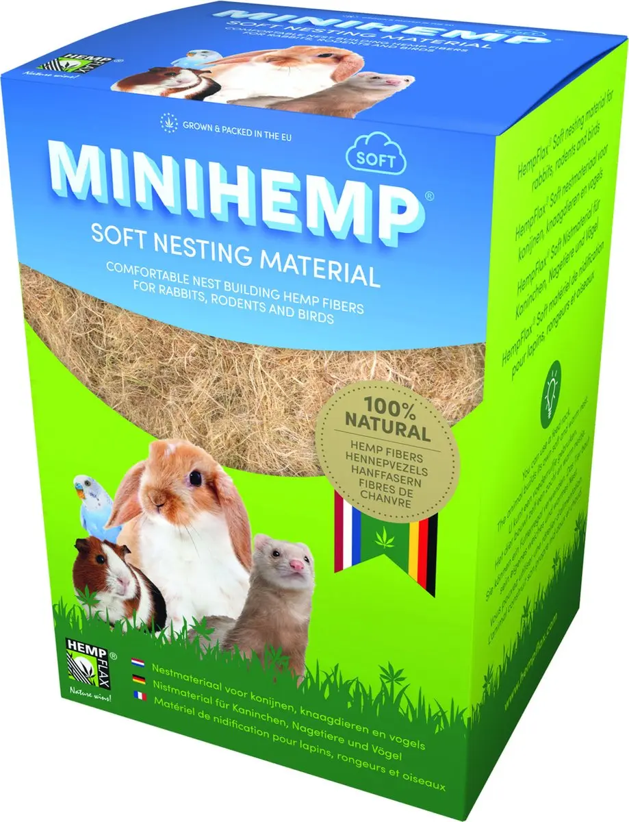 MiniHemp Nestmateriaal Soft 50g - afbeelding 3 van 6