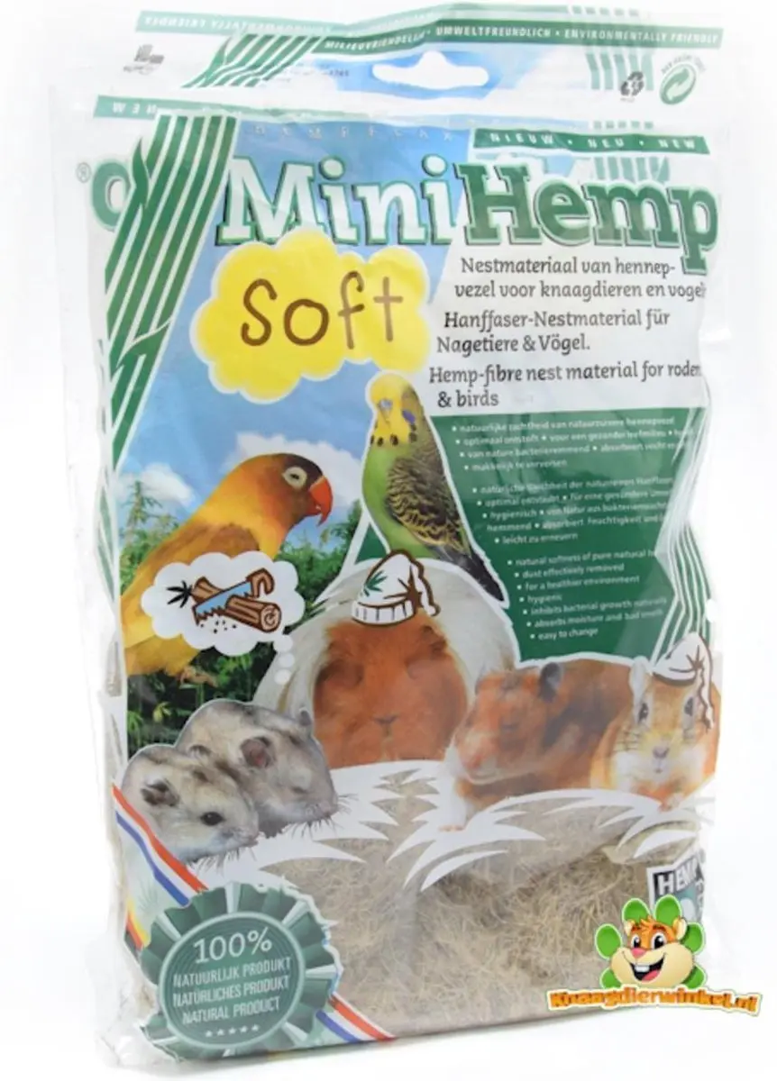 MiniHemp Nestmateriaal Soft 50g - afbeelding 6 van 6