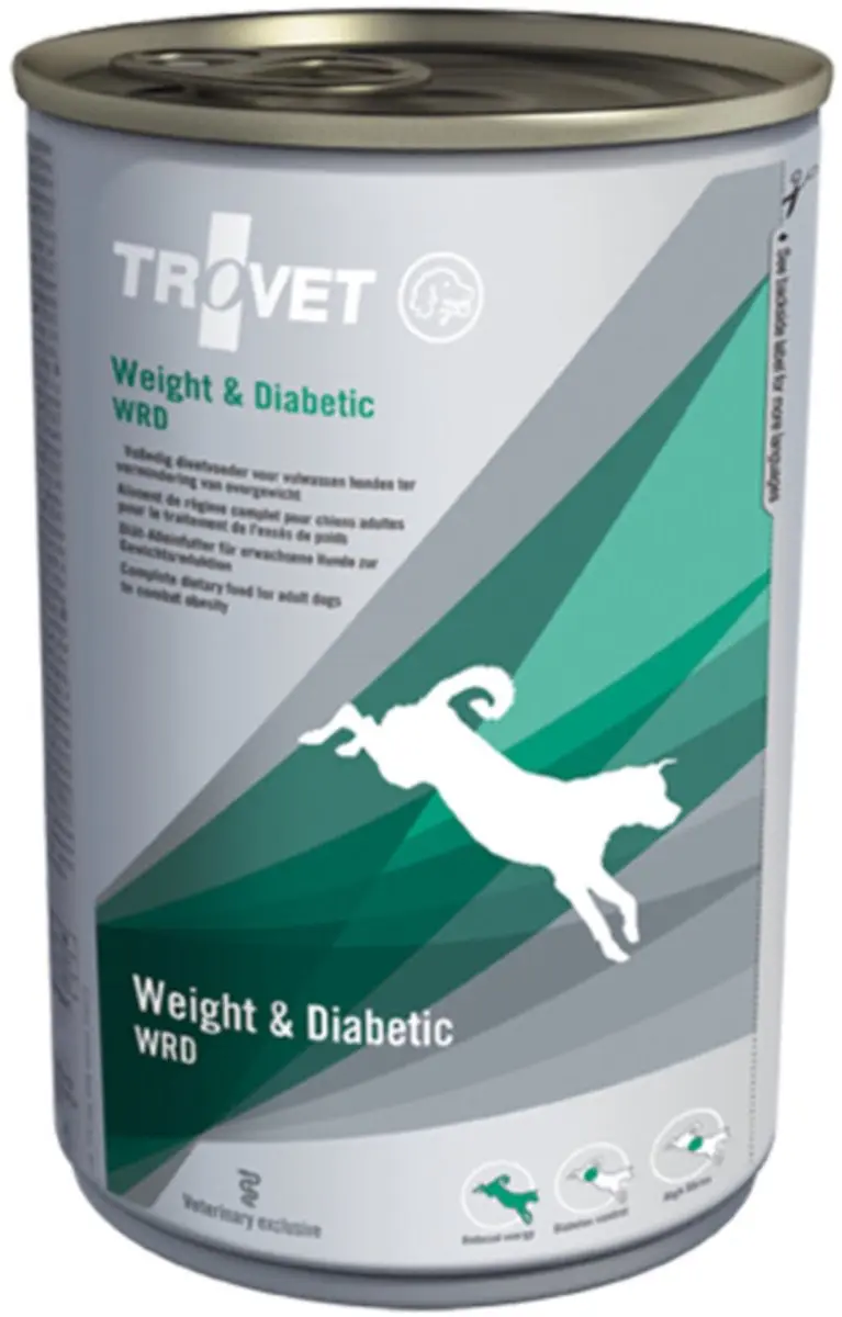 Trovet WRD Weight & Diabetic Hondenvoer Nat