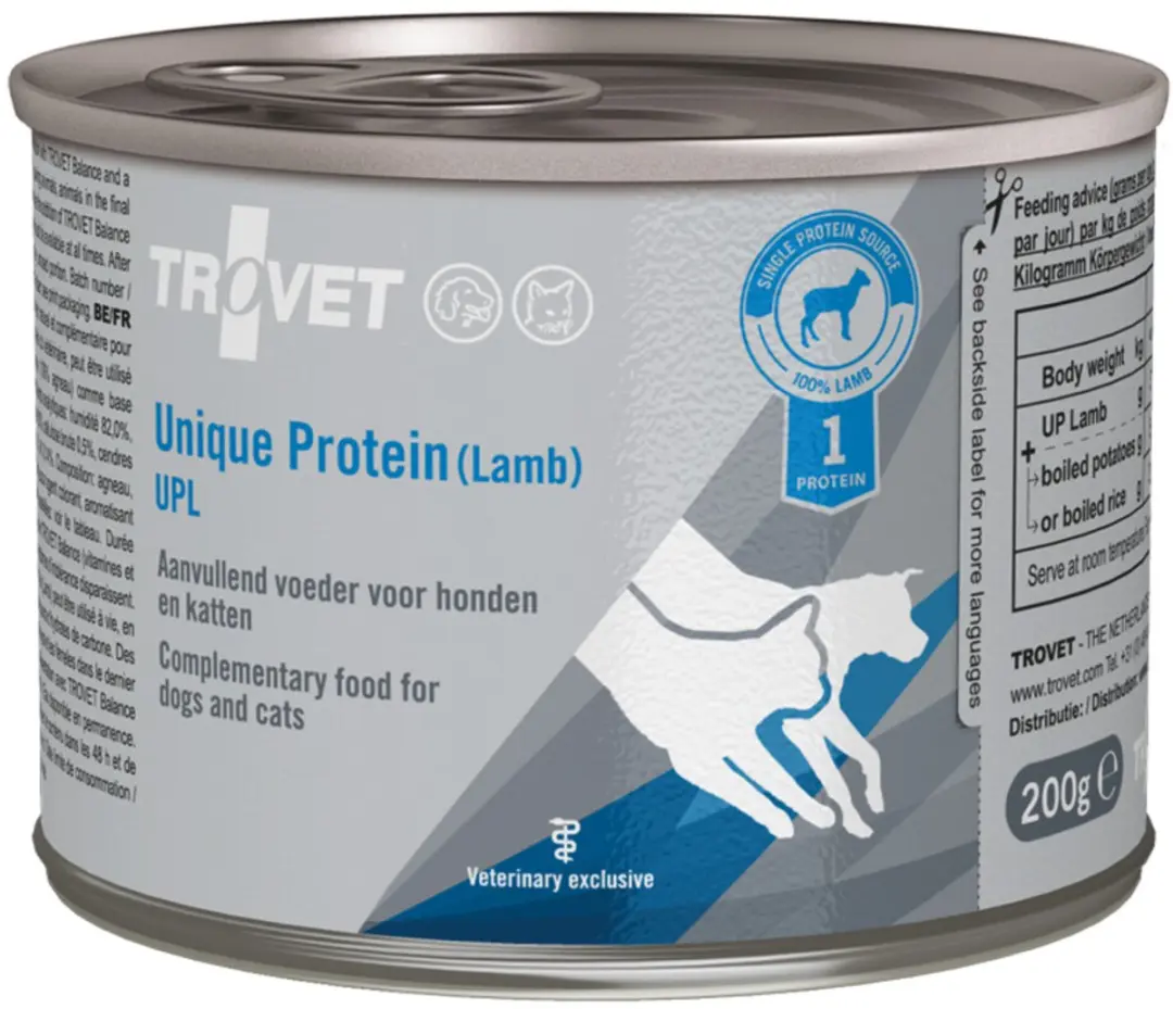 Trovet UPH Unique Protein Lam Natvoer