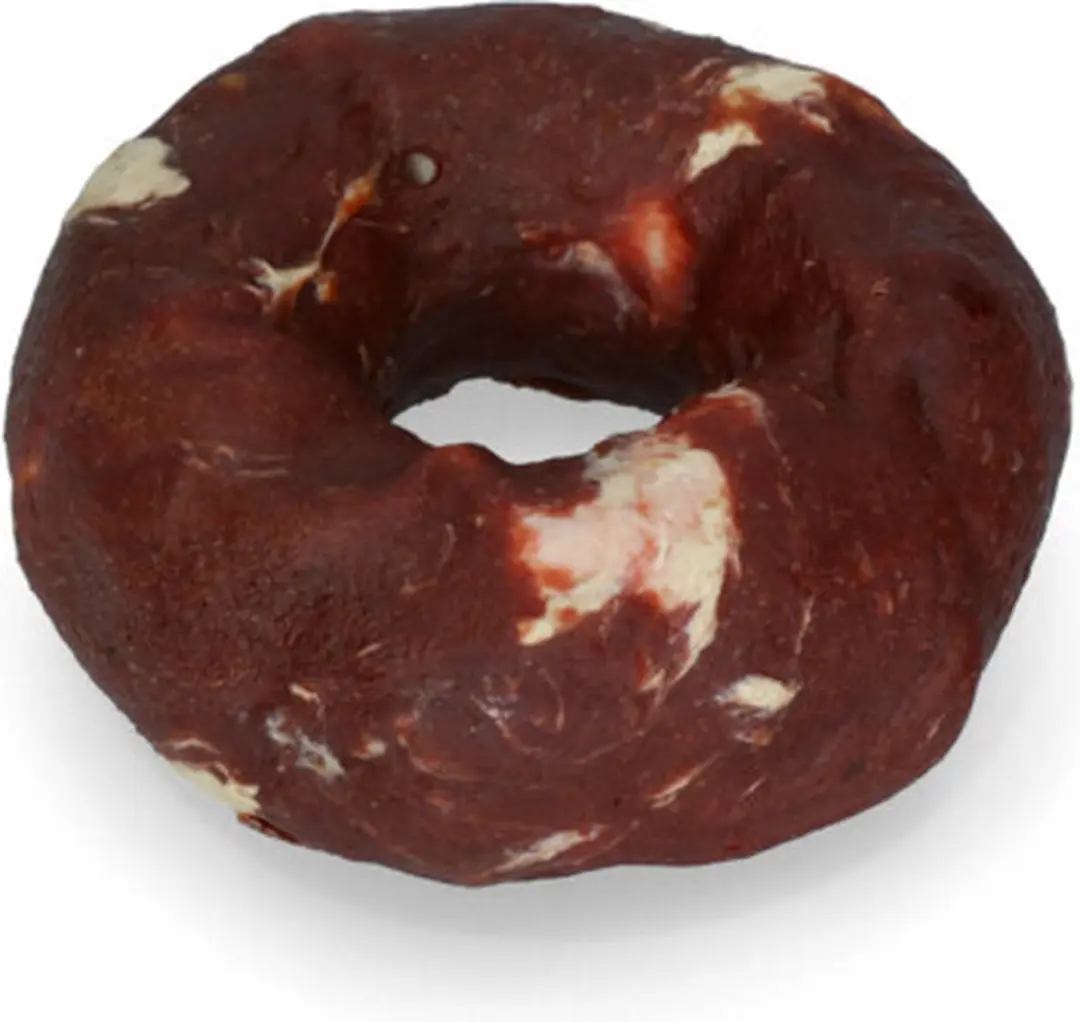 Braaaf Hondensnack Donut Lam & Vis 10-12 cm - 10x 115g - afbeelding 5 van 6
