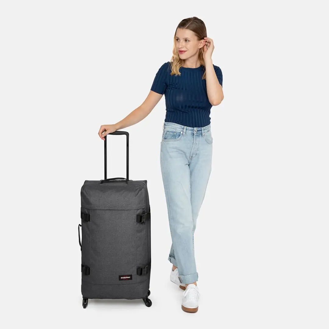 Eastpak Trans4 L Reiskoffer - 80L - Black Denim - afbeelding 4 van 6