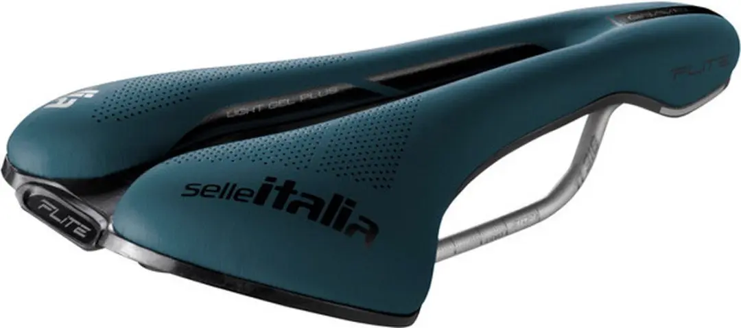 Selle Italia Flite Boost Gravel Superflow Ti 316 Zadel Blauw 135 mm
