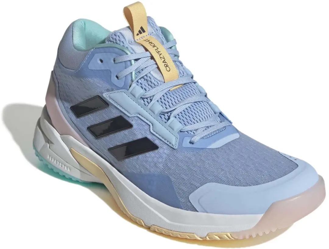 adidas Crazyflight 6 Mid Indoorschoenen Dames - Blauw - afbeelding 5 van 6