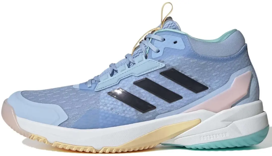 adidas Crazyflight 6 Mid Dames Indoorschoenen - Lichtblauw - afbeelding 5 van 5