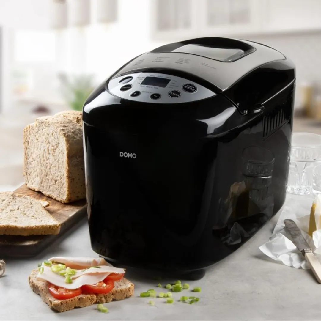 Domo B3977 Broodbakmachine - 17 Programma's - 1500g - Zwart - afbeelding 6 van 6