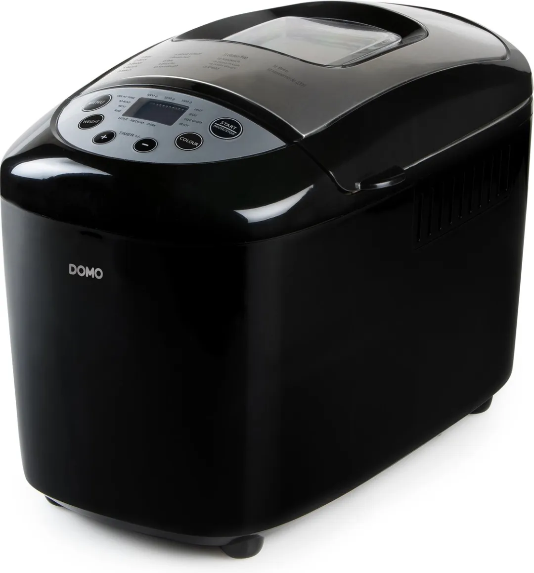 Domo B3977 Broodbakmachine - 17 Programma's - 1500g - Zwart