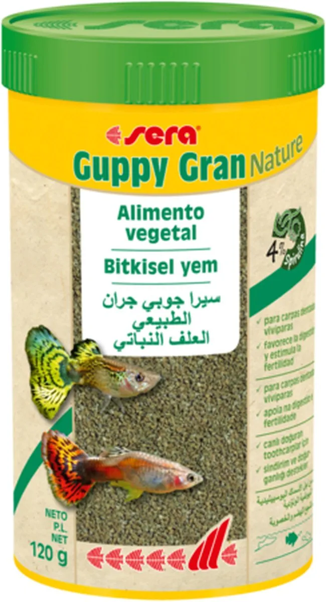 Sera Guppy Gran 100ml - Aquariumvoer