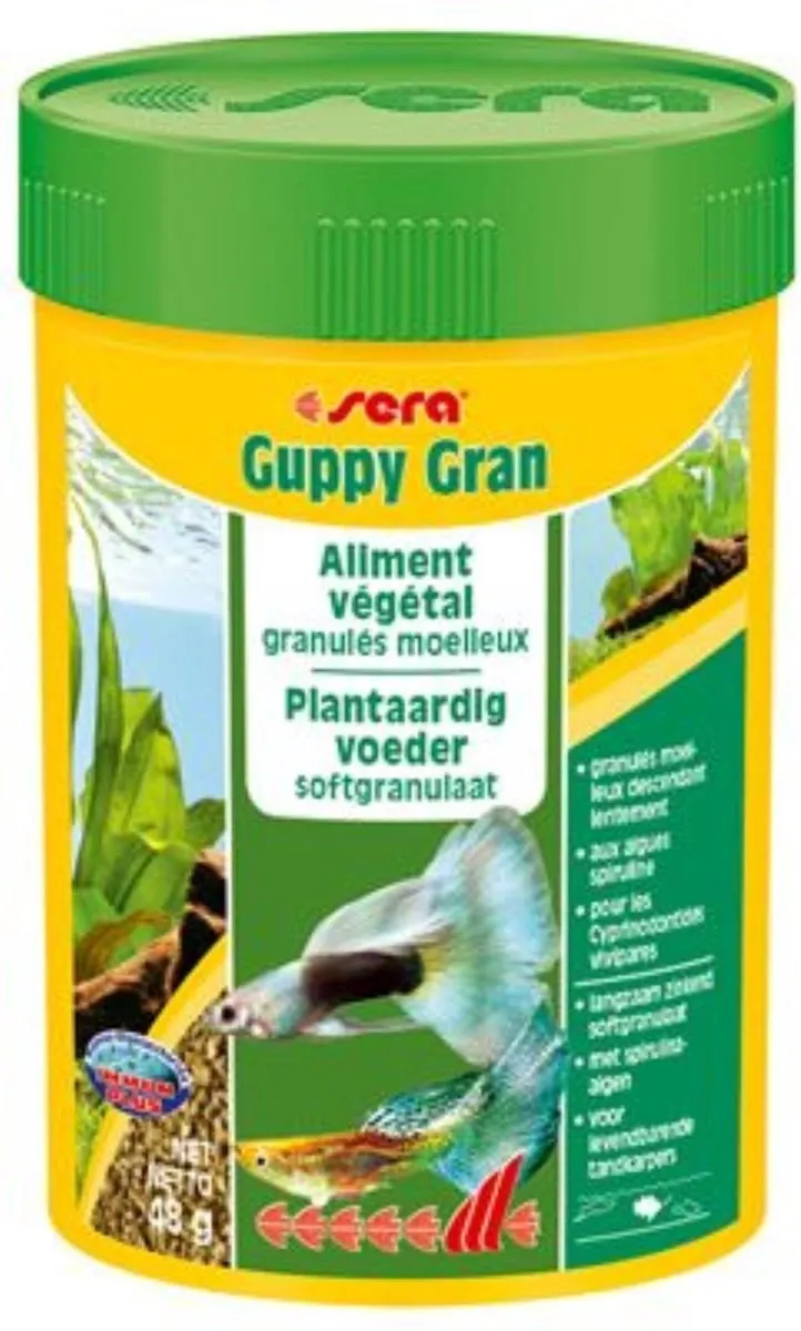 Sera Guppy Gran 100ml - Aquariumvoer