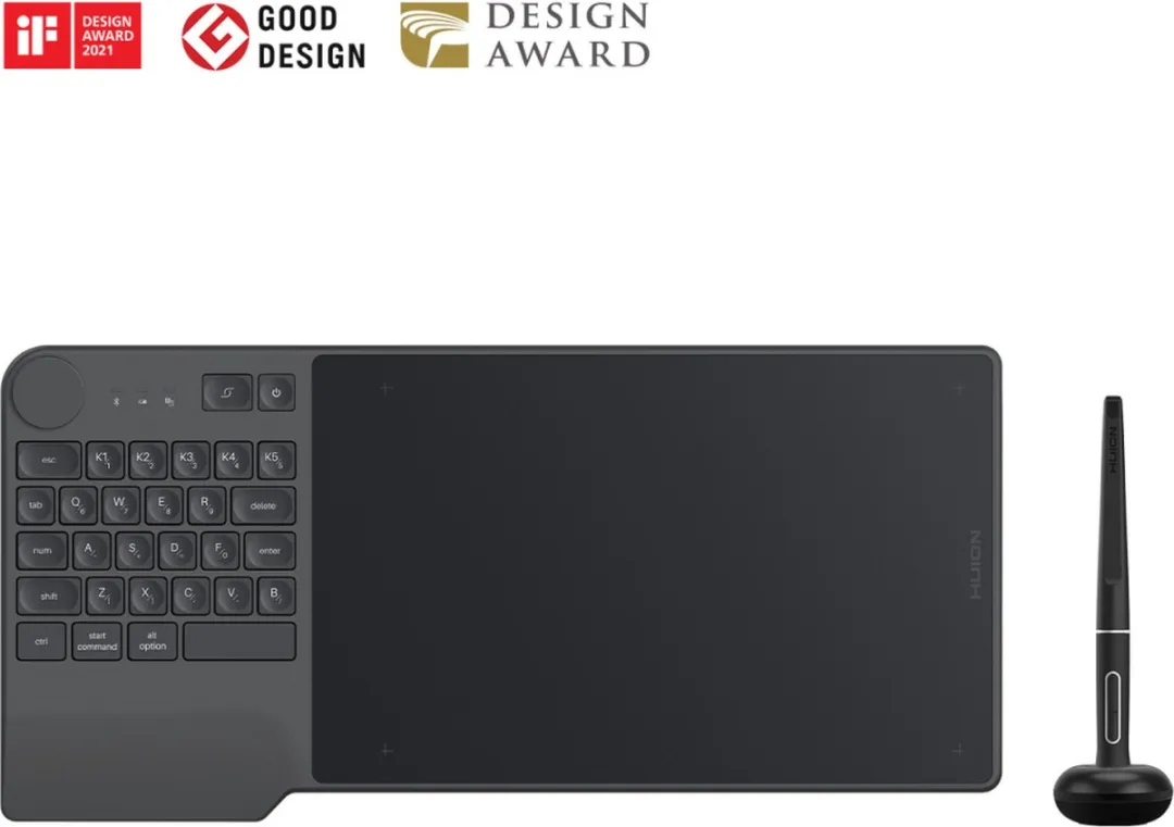 Huion Inspiroy KeyDial KD200 Pen Tablet