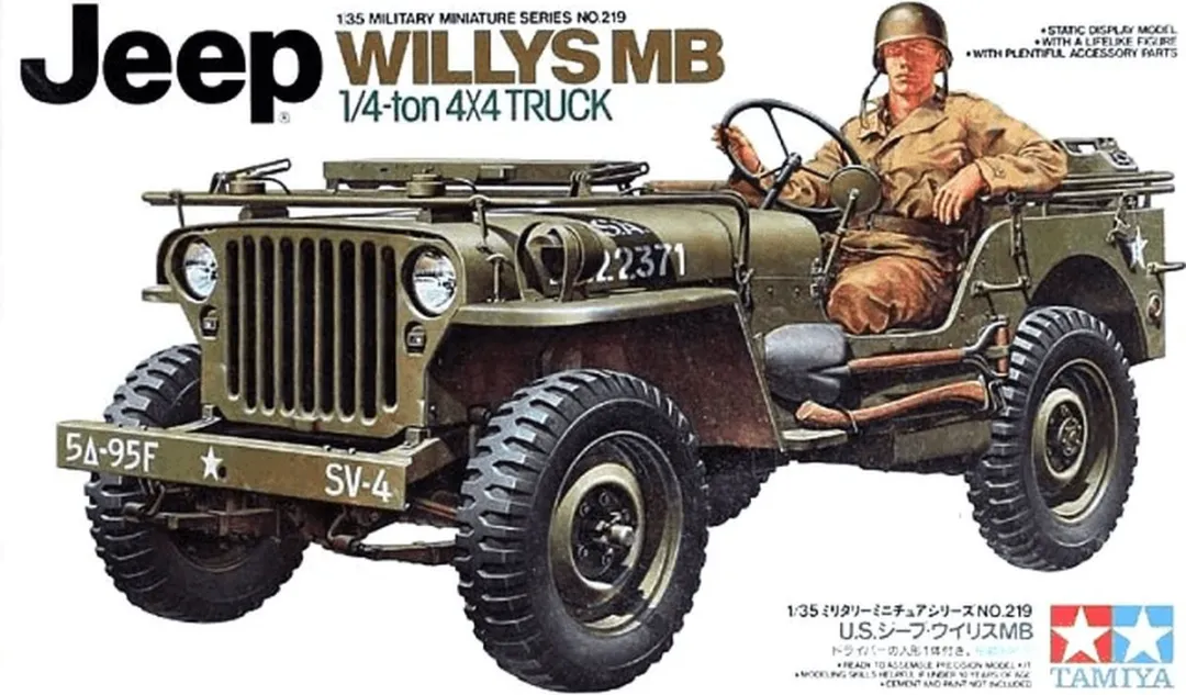 Tamiya 35219 US Willys Jeep MB Modelbouwpakket 1:35