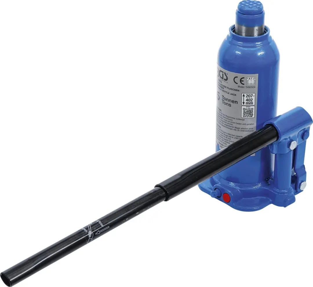 BGS technic Hydraulische Potkrik 5 Ton - 5000 kg - Blauw - afbeelding 3 van 6
