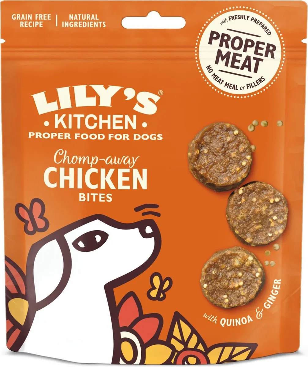Lily's Kitchen Hondensnack Bites Kip 70g