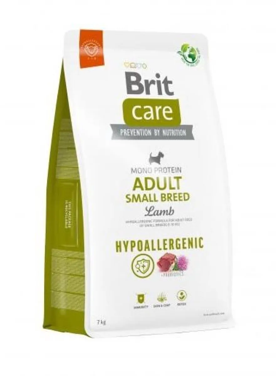 Brit Care Hypoallergeen Adult Small Breed Lam & Rijst 7kg