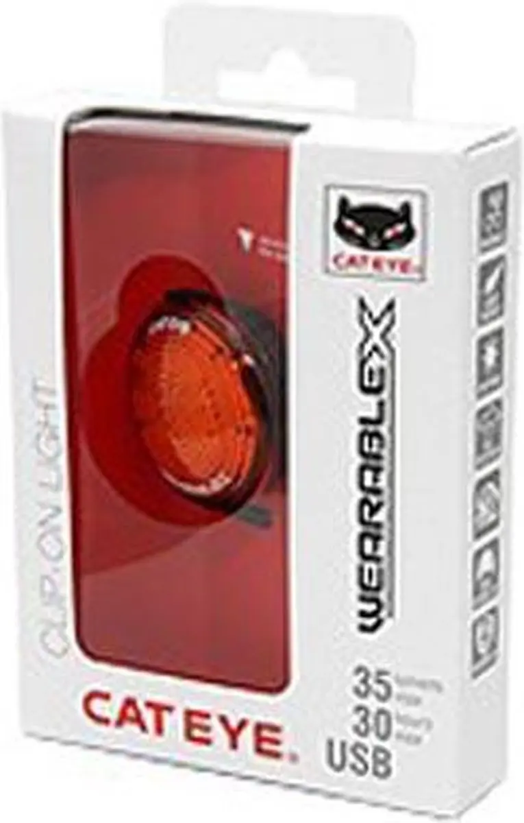Cateye Wearable X Achterlicht Fiets - Rood - afbeelding 6 van 6