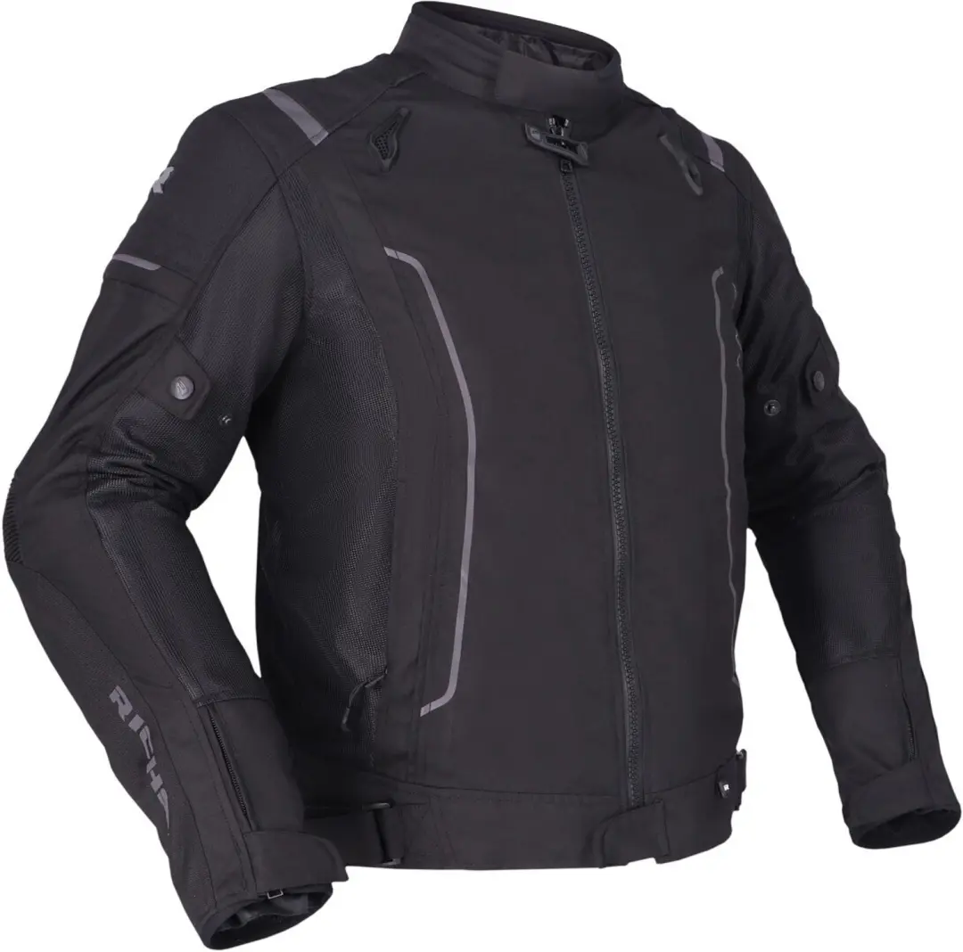 Richa Airstream 3 Zwart Textiele Motorjas