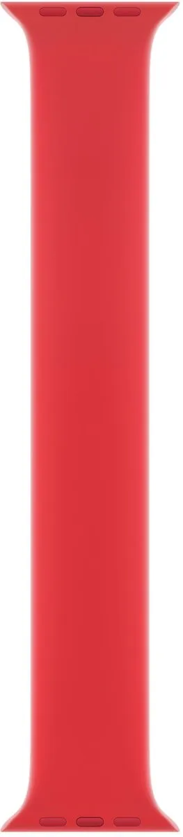 Apple Siliconen Solobandje Apple Watch - 38/40/41/42mm - Rood - Maat 5