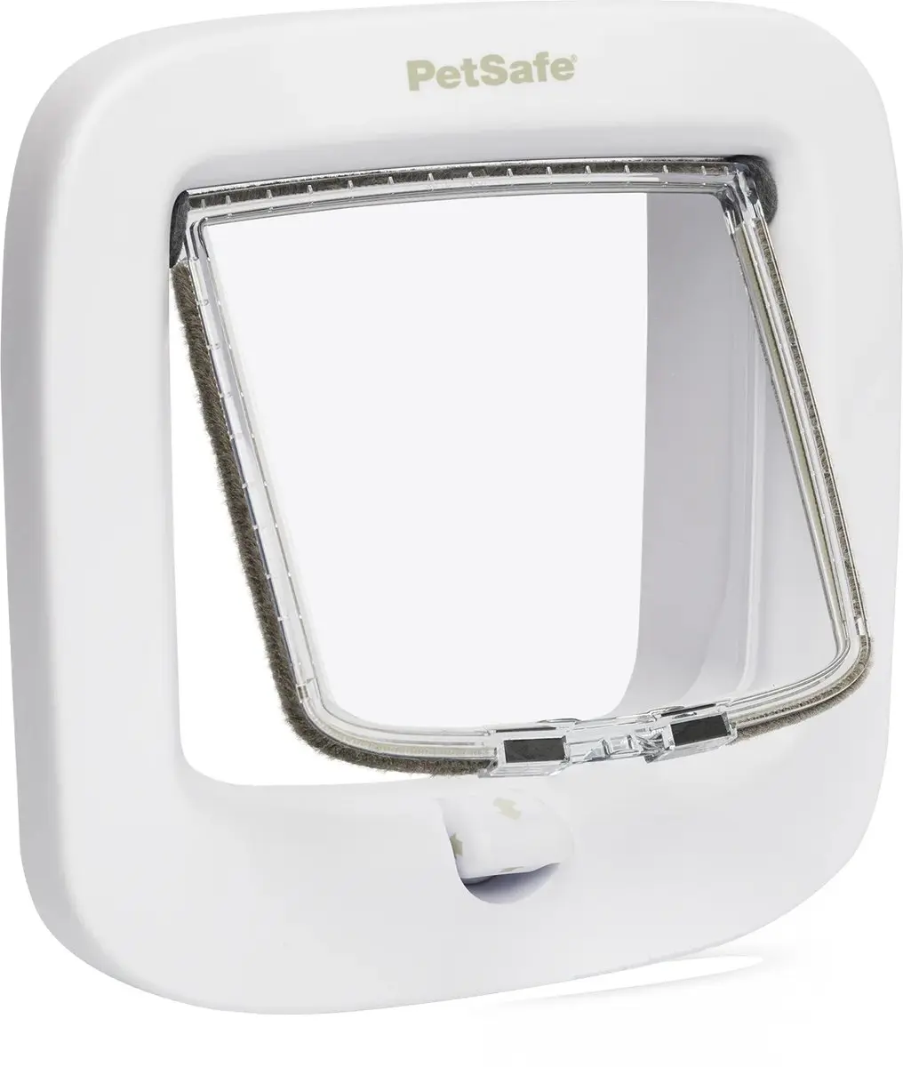 PetSafe Kattenluik Handmatig - Tot 7 kg - Wit - afbeelding 4 van 6