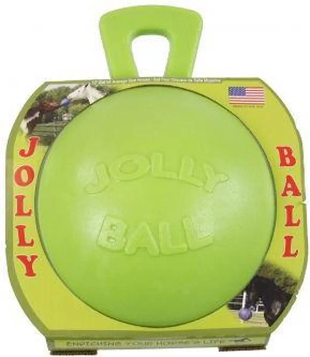Jolly Pets Jolly Ball Ø25cm - Paardenspeelbal met appelgeur - Groen - afbeelding 4 van 6