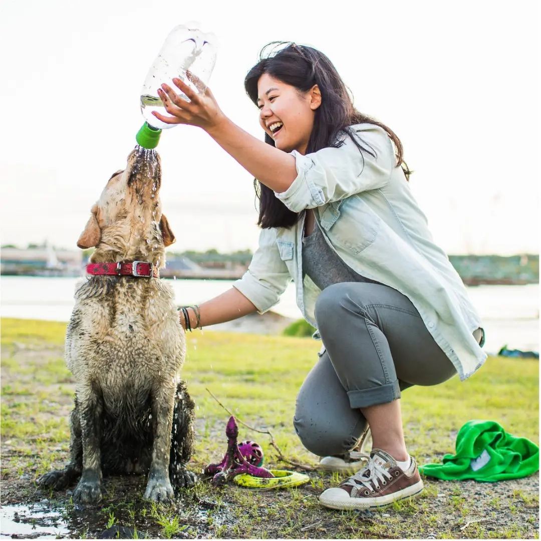 Kurgo Mud Dog Travel Shower - Hondendouche - Groen - afbeelding 2 van 6