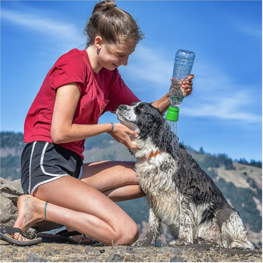 Kurgo Mud Dog Travel Shower - Hondendouche - Groen - afbeelding 4 van 6