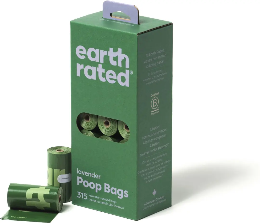 Earth Rated Hondenpoepzakjes Lavendel