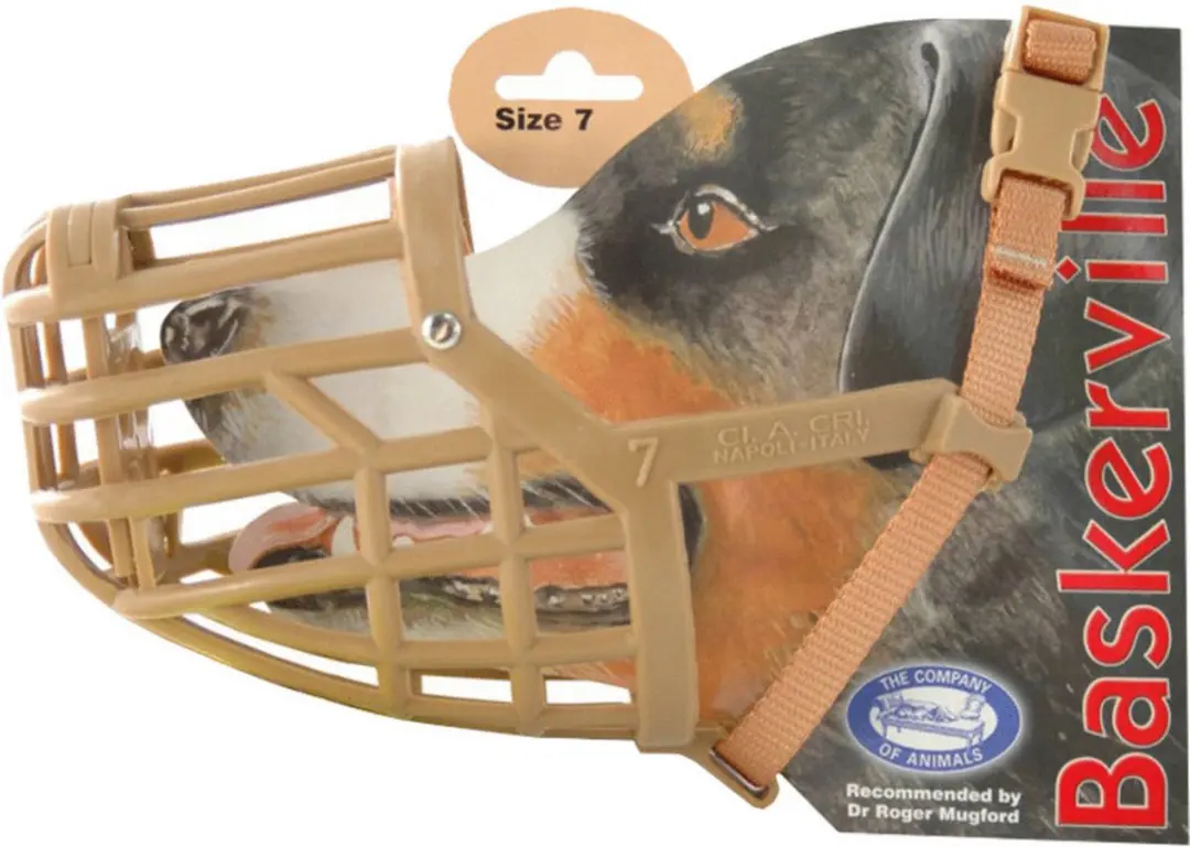 Baskerville Classic Basket Muzzle Lichtbruin