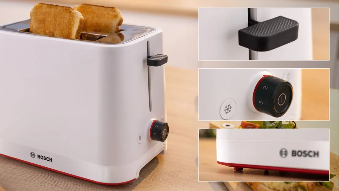 Bosch TAT3M121 MyMoment Broodrooster - 2 Sandwiches - 950W - Wit